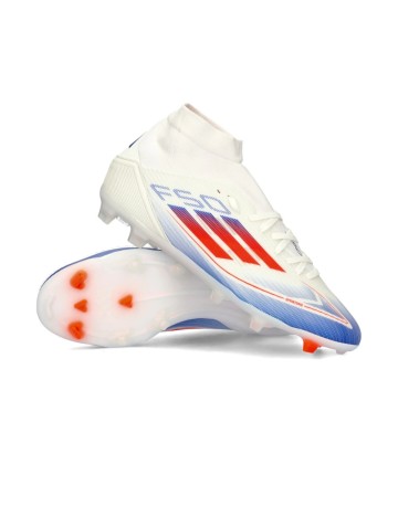 Ghete de fotbal Adidas, alb