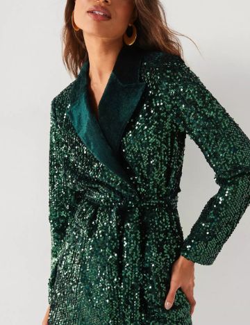 Sacou V by Very, verde