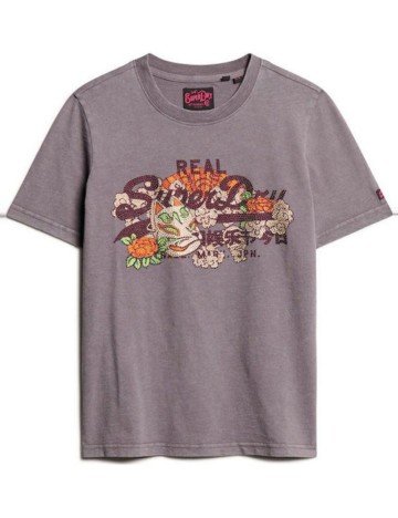 Tricou Superdry, gri