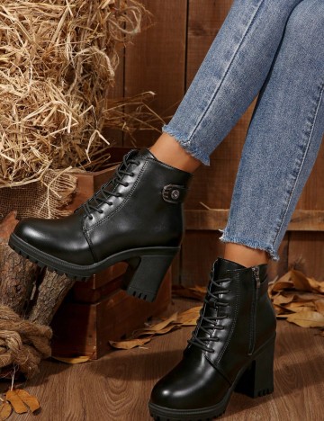 Botine Shein, negru