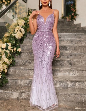 Rochie de ocazie Shein, mix culori