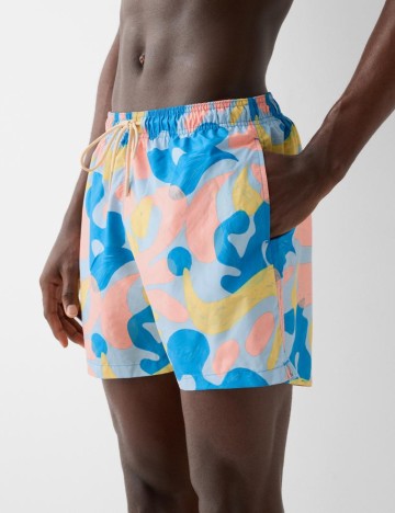 Short Bershka, mix culori