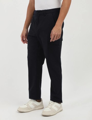Pantaloni Tommy Hilfiger, albastru