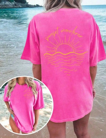 Tricou Shein, roz