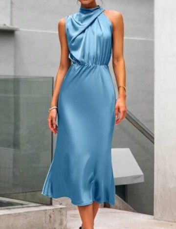 Rochie midi Shein, albastru
