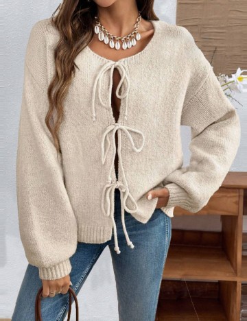 Cardigan Shein, crem