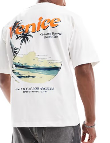 Tricou CRIMINAL DAMAGE, mix culori