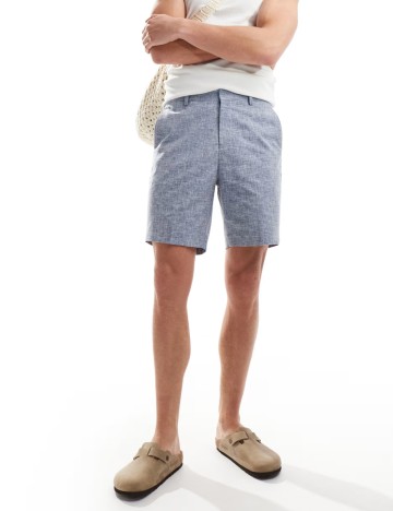 Pantaloni scurți River Island, albastru