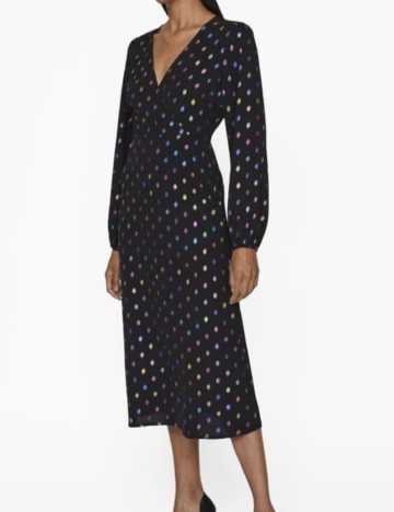 Rochie midi Vila, negru