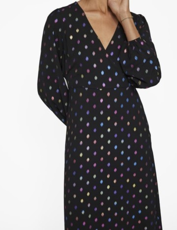 Rochie midi Vila, negru