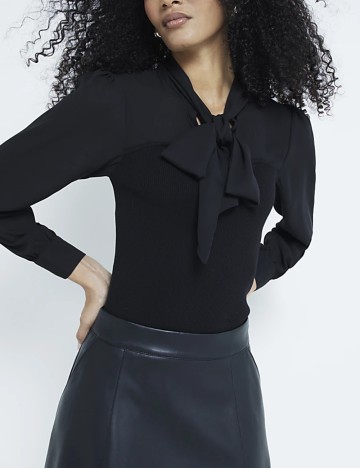 Bluză River Island, negru