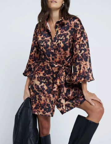 Rochie mini River Island, mix culori