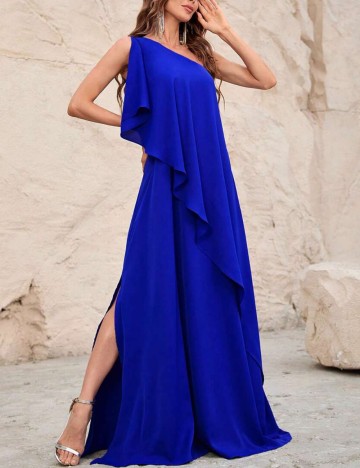 Rochie maxi Shein FAERIESTY, albastru