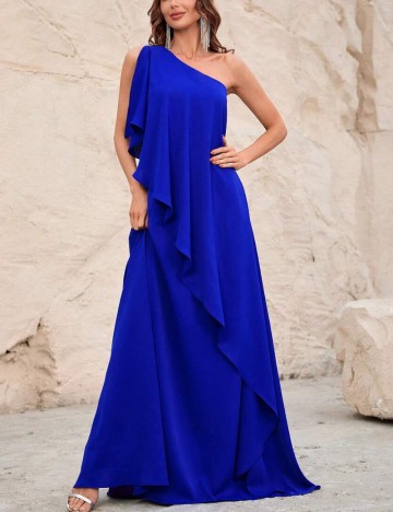 Rochie maxi Shein FAERIESTY, albastru
