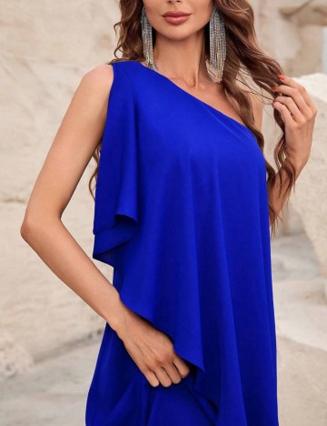 Rochie maxi Shein FAERIESTY, albastru