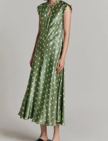 Rochie midi Ghost, verde