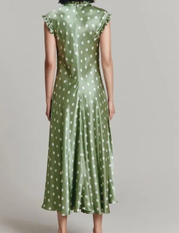 Rochie midi Ghost, verde
