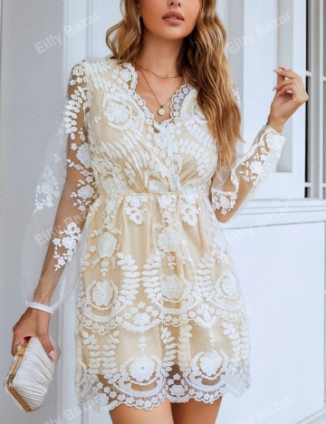 Rochie mini Shein, bej