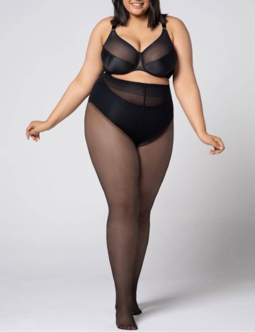 Ciorapi Shein Curve+, negru