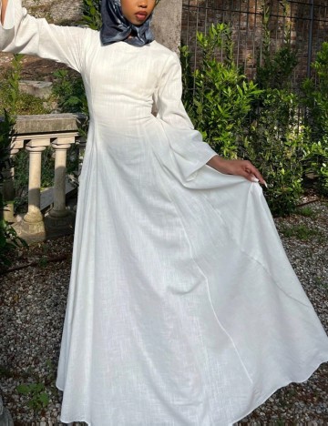 Rochie maxi Shein, alb