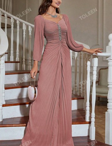 Rochie maxi Shein, roz