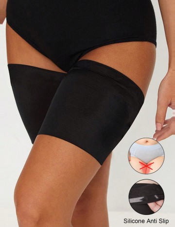 Benzi anti-frecare pentru coapse Shein, negru