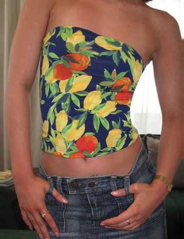 Top Shein, mix culori
