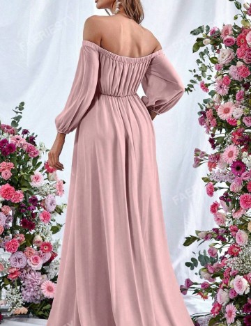 Rochie maxi Shein, roz