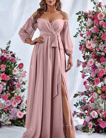 Rochie maxi Shein, roz