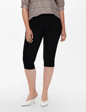 Pantaloni 3/4 Only, negru