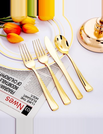 Set Tacâmuri Shein, auriu