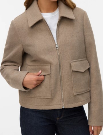 Jachetă Vero Moda, maro