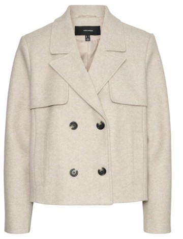 Palton scurt Vero Moda, bej