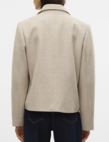 Palton scurt Vero Moda, bej