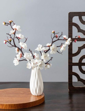 Plantă artificială decorativă Shein, alb