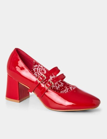 Pantofi cu toc JoeBrowns, roșu