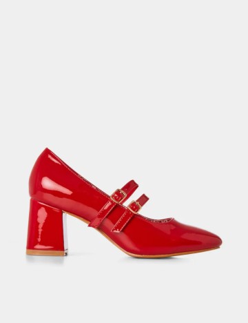 Pantofi cu toc JoeBrowns, roșu
