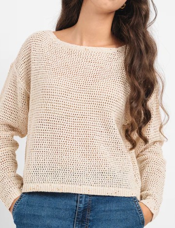 Pulover Vero Moda, crem