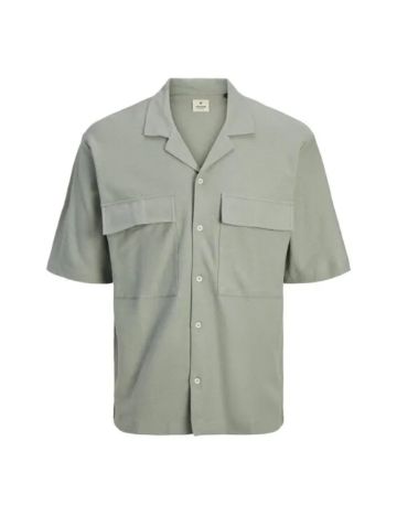 Cămașă cu mânecă scurtă Jack & Jones, verde