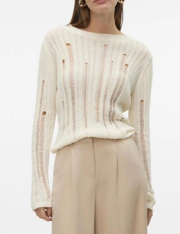 Bluză Vero Moda, crem
