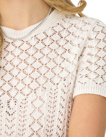 Tricou Only, alb