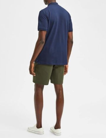 Tricou polo Selected, albastru
