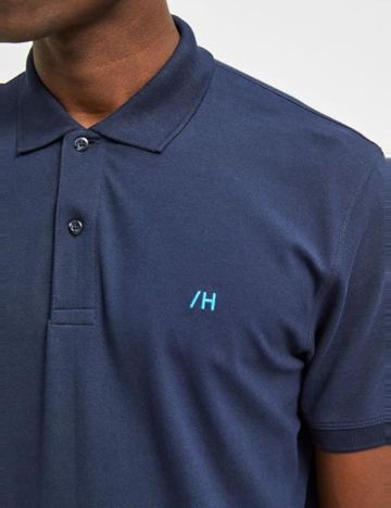 Tricou polo Selected, albastru