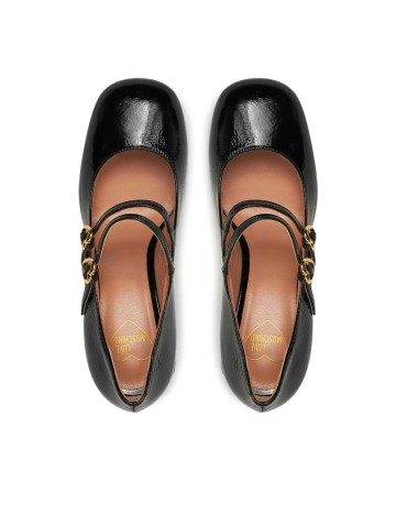 Pantofi cu toc Love Moschino, negru