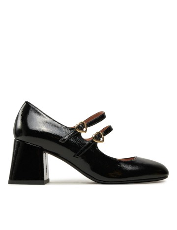 Pantofi cu toc Love Moschino, negru