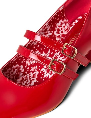 Pantofi cu toc JoeBrowns, roșu