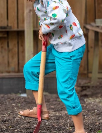 Pantaloni FRUGI, turcoaz