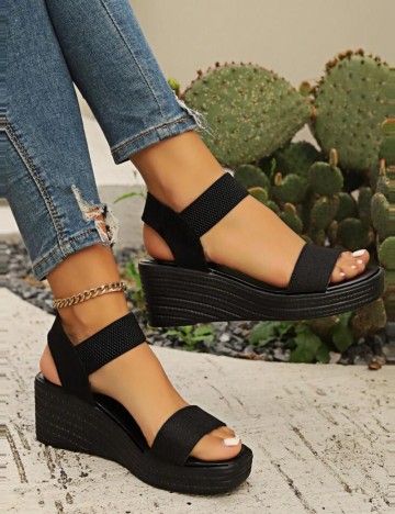 Sandale Shein, negru