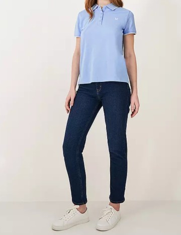 Tricou polo Crew Clothing, albastru