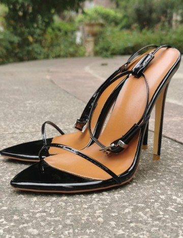 Sandale Cu Toc Shein, negru
